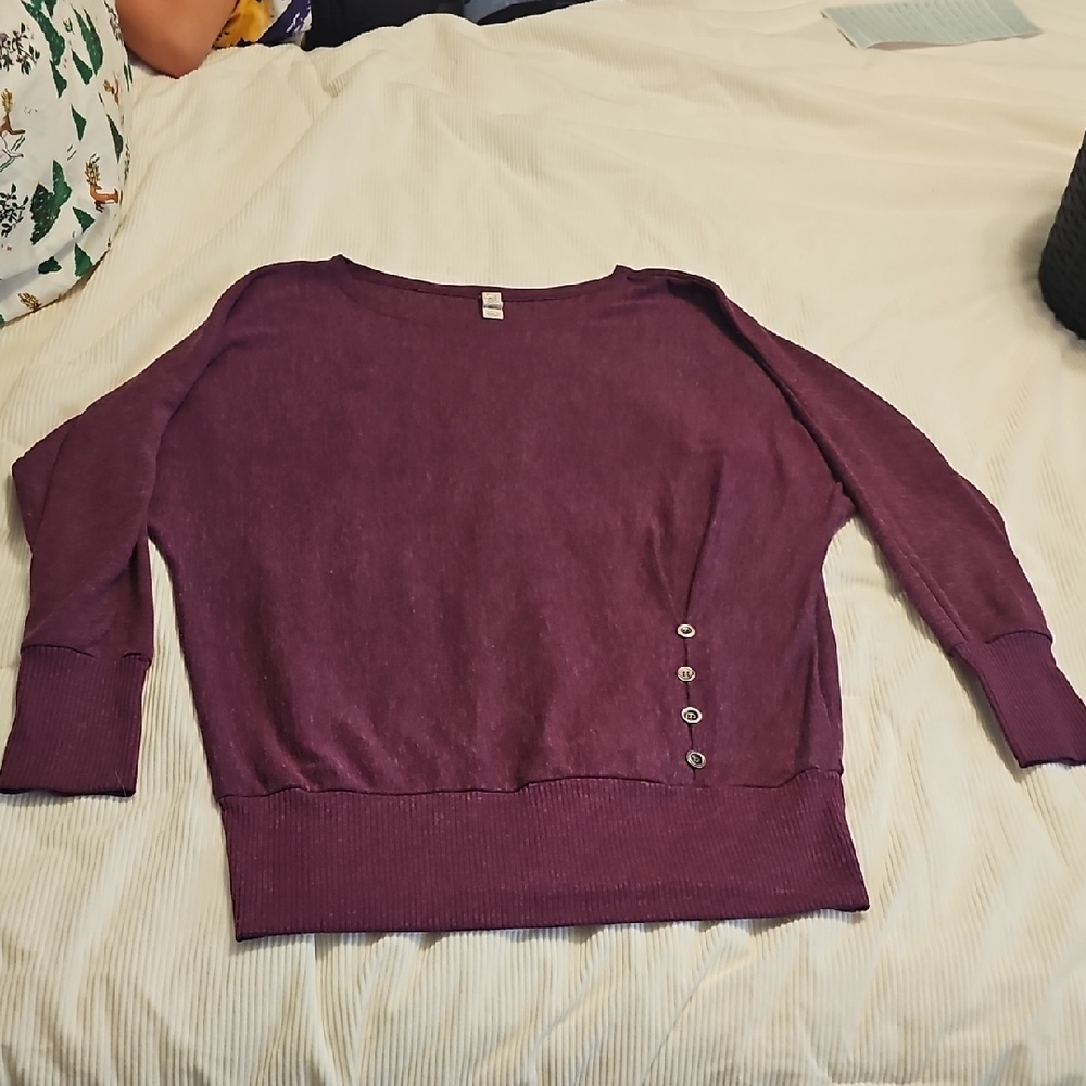 Rich Burgundy Knit Top